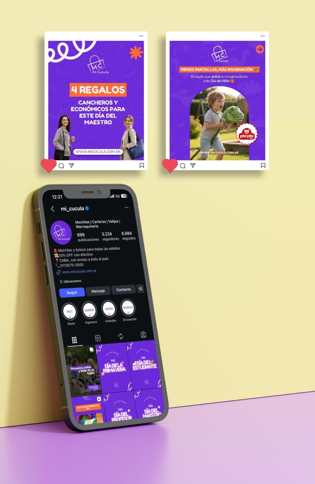 Trabajo de marketing digital de Mi Cucula